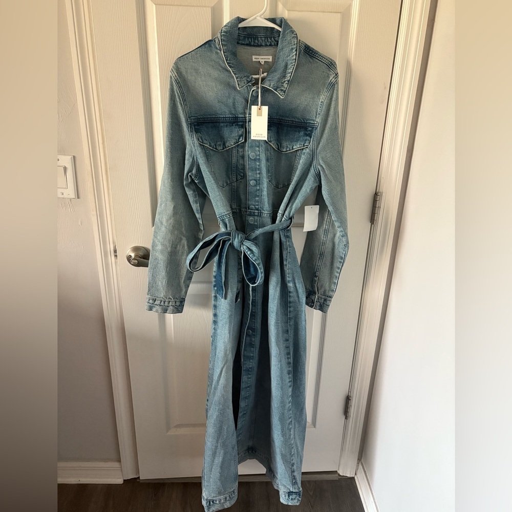 NWT Good American Denim Maxi Dress - 2XL